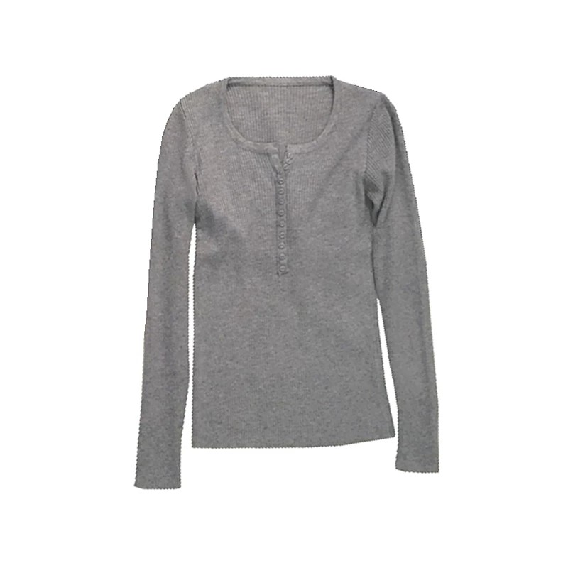 Women's Retro Slim Fit V-Neck Knit Pullover Sweater Long Sleeve Base Layer Top - Image 5